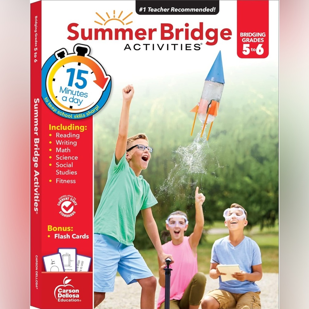 Summer Bridge Activities Workbook (Bridging 5th to 6th Grade)